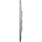 Ekena Millwork Rose and Ribbon Medallion (Canopies up to 4"), 23 5/8"OD x 4"ID x 1 1/2"P, Ultra Pure White Crackle CM23ROUWC - alternate 2